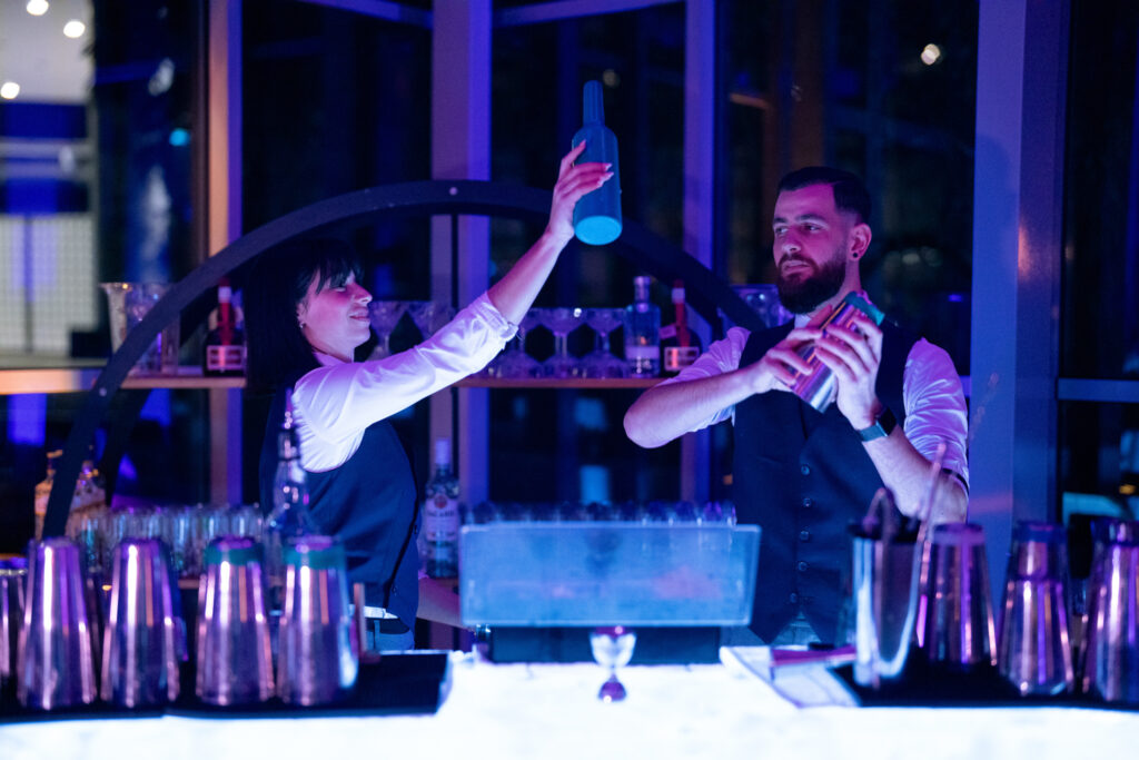 animation barman jongleur pour le nouvel an